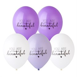Шар с рисунком 14" You Are Beautiful 10014
