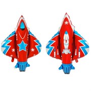 К ФИГУРА Истребитель сине-красный 94см. 10064