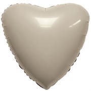 СЕРДЦЕ 30" Сатин Cream (76см.) 10093