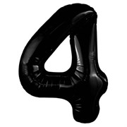 ЦИФРА 4 ( 102 см)  Пастель Black 10113
