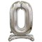 ЦИФРА 0 ( 76см.) Silver на подставке 10101