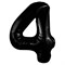 ЦИФРА 4 ( 102 см)  Пастель Black 10113